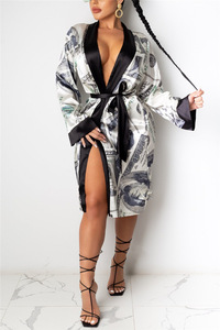 Nuovi Pigiami di Design in Seta e Raso, Accappatoi da Bagno Yes Daddy <span class=keywords><strong>XXL</strong></span> per Donne - Product Image 3