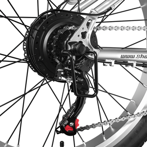 Shengmilo จักรยานไฟฟ้า MX04จักรยานไฟฟ้า48โวลต์17.5AH คู่, มอเตอร์ดิสก์เบรกแบตเตอรี่ลิเธียมท่อเบรกจักรยานไฟฟ้ายางอ้วนของผู้ชาย - Product Image 5