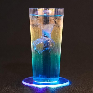 Sous-<span class=keywords><strong>verre</strong></span> LED clignotant multicolore étanche en ABS, cadeau promotionnel pour boîte de nuit - Product Image 6
