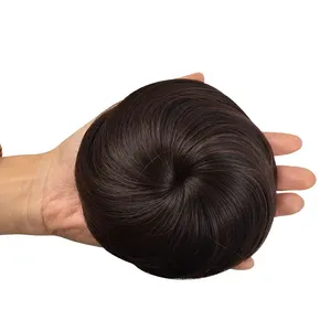 <span class=keywords><strong>Chignon</strong></span> synthétique tendance <span class=keywords><strong>avec</strong></span> pinces, élastiques ajustables, extension de <span class=keywords><strong>chignon</strong></span> lisse pour femme - Product Image 3
