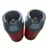Bouteille de gaz composite GPL anti-âge et résistante aux chocs, réservoir de carburant composite portable pour barbecue domestique