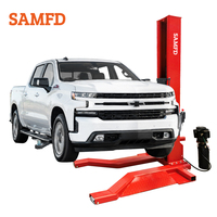 SAMFD Solution de stationnement intelligente : Pont élévateur hydraulique monopoteau portable de 2700 kg, gain de place, pour usage domestique