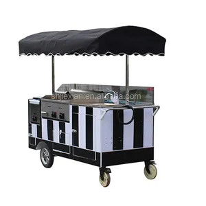 JX-CC180 Populaire Goedkope Voedsel Aanhangwagen Kiosk Crêpe Kar Fiets Te Koop