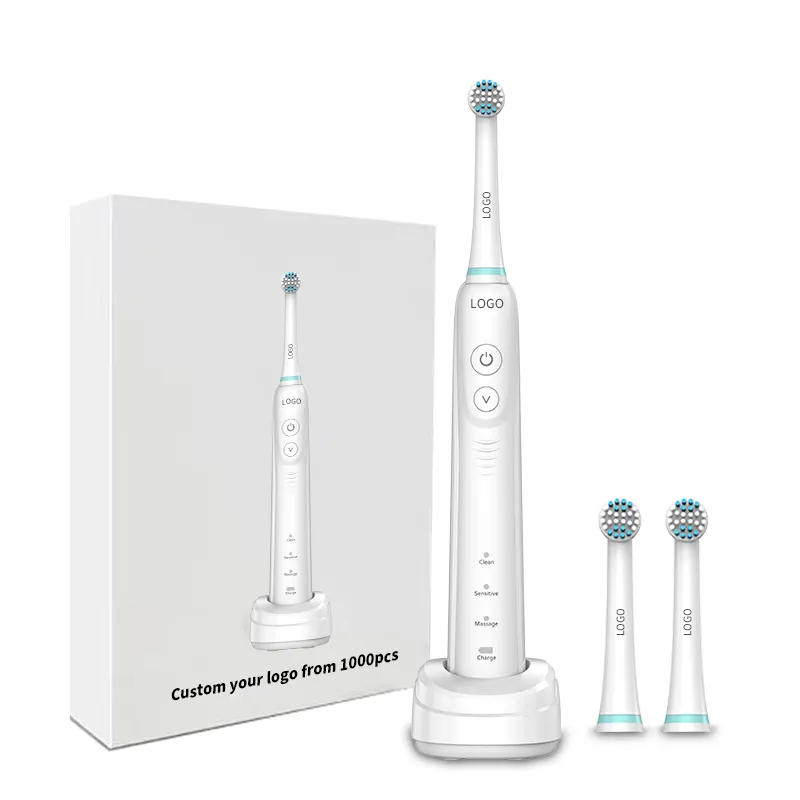 Smart Eco Friendly Wireless Elektrische Zahnbürste Elektrische Zahnbürste Vibrator oszillierende rotierende elektrische Zahnbürste