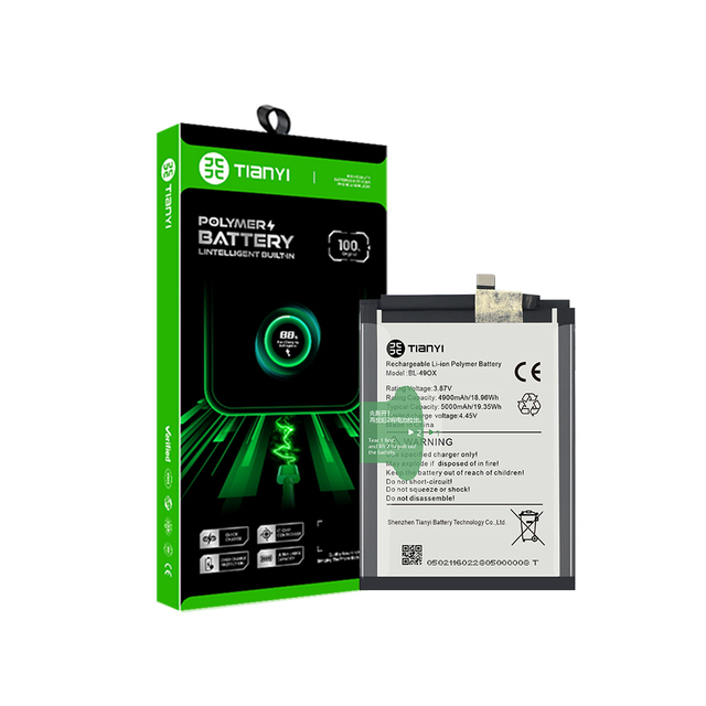 Tianyi 5000mAh Lithium Ion Battery Factory Wholesale Ready Stock for Infinix BL-49OX NOTE 40 S Mobile Phones