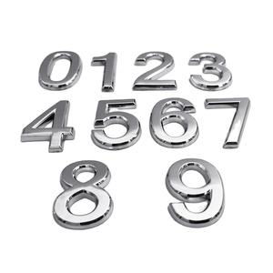 Adesivi Professionali Personalizzati Cromati Argento Elettroplaccati 3D con <span class=keywords><strong>Lettere</strong></span> e Numeri <span class=keywords><strong>per</strong></span> <span class=keywords><strong>Auto</strong></span> Indonesiane - Product Image 5