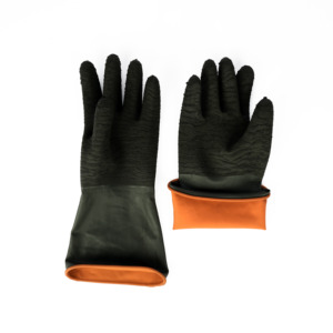 Different Lengths Chemical Resistant <strong>Latex</strong> <strong>Gloves</strong> From 30 cm to 60 cm Textured Hand with Wave Patter or Smooth - Product Image 2