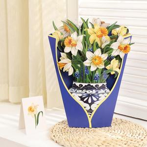 Freshcut Paper Pop Up Cards Forever Flower Bouquet 3D Flower Mothers Day Regalos Ideas Artículos PARA EL Día DE LA Madre - Product Image 4
