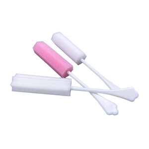 มุนค์แคร์ สปันจ์สติ๊ก 60x20x20 มม. สีขาวชมพู เครื่องมือทำความสะอาดเพื่อสุขอนามัยที่ใกล้ชิด - Product Image 3