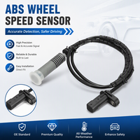 Capteur ABS de vitesse de roue fiable 34526762466 60693 pour BMW Série 1 et 3, pièce de rechange automobile OEM à ajustement direct, qualité supérieure et durable