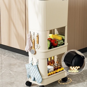<span class=keywords><strong>Poubelle</strong></span> de cuisine de style japonais à usage domestique avec couvercle coulissant <span class=keywords><strong>Poubelle</strong></span> à double couche sans pliage - Product Image 4