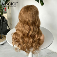 Perruque Lace Front 13x6 en Cheveux Vierges Indiens, Ondulation Profonde, Brun Foncé, Nœuds Décolorés, Prête à Porter, 100% Cheveux Humains, 14-26 pouces