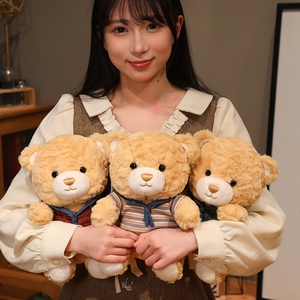 Peluche ours en peluche style <span class=keywords><strong>t</strong></span>-<span class=keywords><strong>shirt</strong></span> rayé mignon, ours en peluche doux, cadeau pour enfants - Product Image 6