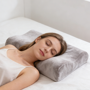 YUE RISE Factory Direct Hot Sale Velvet Touch Deep Sleep Support High-Quality Slow Rebound Memory Foam Wave <strong>Pillow</strong> - Product Image 1