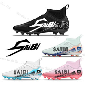 ODM/oemhвысокое качество Профессиональная футбольная обувь с настраиваемой TPU сетчатой стелькой длинные шипы бутсы Лето/зима спортивные тренировки - Product Image 4