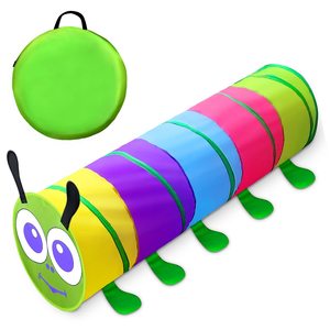 Túnel de Juego para Niños al por Mayor, Túnel Plegable Colorido para Bebés, Juguetes Plegables para que los Niños se Gateen - Product Image 3