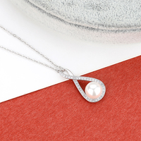 Collier pendentif en perles en argent Sterling 925 de luxe pour femme cadeau bijoux S925 argent polyvalent nouveau Style clavicule chaîne pendentif
