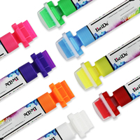 Stylo marqueur de craie liquide effaçable pour panneau LED, fenêtre de voiture, 30mm, encre rechargeable, graffiti