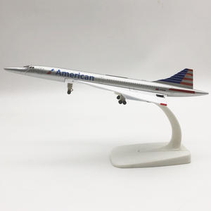 Modèle d'avion en métal moulé sous pression American Airlines <span class=keywords><strong>Concorde</strong></span> Supersonic Jet de 20 cm avec trains d'atterrissage - Product Image 2
