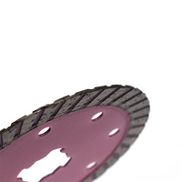 Disque de coupe rapide en diamant turbo de 4,5 pouces pour meuleuse d'angle, pour carrelage, marbre, granit, béton, grain 60/80, 1,4 mm