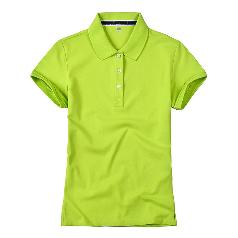 T845 lemon green polo shirt