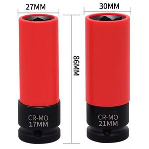 1/2 'ड्राइव मर्सेडीज फैक्ट्री व्हील लॉक रिमूवर कुंजी करोड़-मो सामग्री 17 मिमी हेक्स कुशल बोल्ट हटाने का उपकरण - Product Image 2