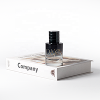 Faible quantité minimale de commande Stock Parfum Vaporisateur Bouteille En Verre 30ml 50ml 100ml Cylindre Bouteille De Parfum Gradient Bleu Couleur avec Bouchon Magnétique