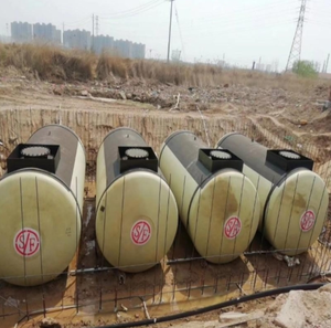 10m3 20m3 30m3 40m3 50m3 60m3 Réservoir de carburant souterrain à double paroi Prix Réservoir de stockage d'essence et d'huile à double couche à vendre - Product Image 2