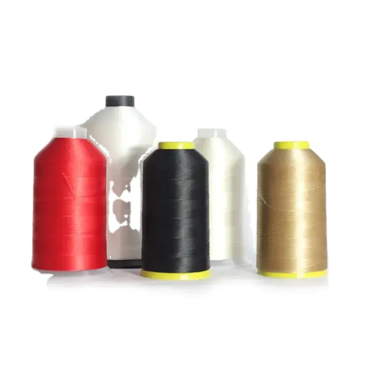 Высокопрочная полиэфирная пряжа, швейная нить для вязания