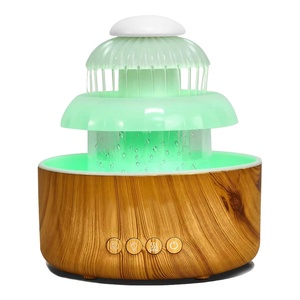 Humidificador Ultrasónico de Escritorio con Aromaterapia y Luz Nocturna LED de 7 Colores, Alimentado por USB, Compatible con Automóviles, Blanco, Capacidad de 600 ml - Product Image 1