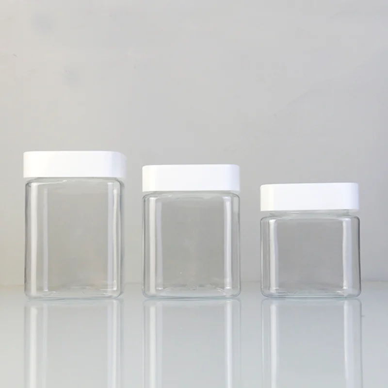 jars with clear lids plastic
