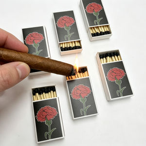 Fiammiferi Rettangolari Stampati Bicolore per Regali Clienti di Bar e Club, Confezione Personalizzata per Sigari e Whisky - Product Image 2