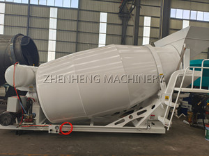 מערבל בטון מסתובב 3m3 |   מערבל בטון מפלדה עמידה בפני שחיקה |   ציוד ערבוב לבנייה בנפח 3000 ליטר - Product Image 3