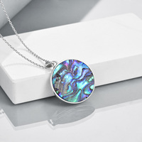 Collier pendentif lune pentagramme de sorcière en argent sterling 925 de haute qualité
