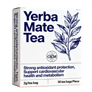 Thé de beauté végétalien sans caféine OEM/ODM pour une peau éclatante et une perte de poids, complément alimentaire à base de yerba mate pour adultes - Product Image 1