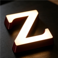 Lettres lumineuses 3D LED personnalisées en acrylique, éclairées par l'avant, pour enseignes de bureau, magasins, publicité, IP65