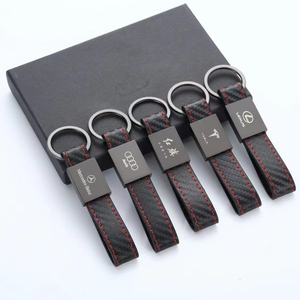 <span class=keywords><strong>Porte</strong></span>-clés en cuir PU <span class=keywords><strong>personnalisé</strong></span> à la mode, cadeau promotionnel pour voiture - Product Image 1