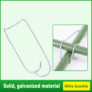 Clip de fixation de fil de jardin à verrouillage facile Attache de soutien de plante réutilisable à dégagement rapide pour un travail efficace USA Warehouse - Product Image 4