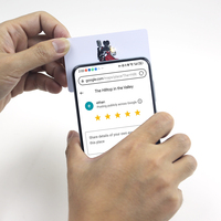 Carte d'Accès en Plastique Vierge avec Logo Personnalisé NFC, Carte de Visite en PVC avec Lumière LED