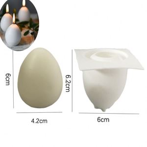 Wholesale Custom 3D Egg Cake Soap <b>Silicone</b> Mold Resin Wax Epoxy Candle Jar Mould for Easter Decorations 2024 Candle Making <b>Tools</b> - Product Image 2