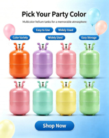 Tanque de Gas Desechable de 1L-22L, Tanque de Gas de 13L para Globos de Fiesta, OEM Disponible, Cadena de Suministro Europea Estable