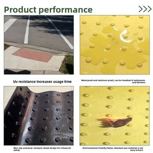 Alfombra de PVC con Guía Direccional, Alfombra de Camino para Ciegos, Alta Elasticidad, Multicolor, para Paradas de Autobús y Zonas Urbanas - Product Image 6