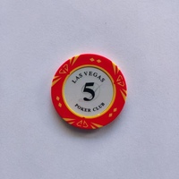 Jetons de poker en argile PP durables, écologiques, non toxiques, avec logo personnalisé, pour points de récompense, pièces de jeu d'échecs, jetons de salle de jeux, emballés en gros