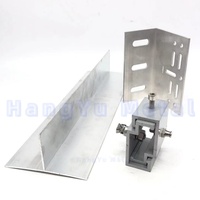 Système de fixation complet efficace Support de marbre métallique en aluminium personnalisé pour système de revêtement en pierre