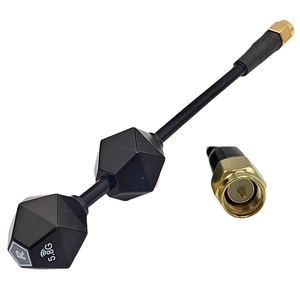 Antenne verticale double ABSY à gain élevé 6dBi 5.8G 5500-5950Mhz /RPSMA pour accessoires de drone FPV RC Quadcopter Freestyle - Product Image 1