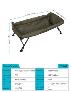 Nouvelle Conception Berceau à Carpes Pliable Compact pour la Pêche, Berceau Portable pour la Capture, la Libération et le Pesage des Carpes, pour l'Entretien des Poissons - Product Image 4