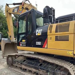 Excavadora de cadenas 326D usada, modelo 2021, 26 toneladas de peso operativo, pocas horas de trabajo, segunda mano, con motor, caja de cambios y PLC. - Product Image 4