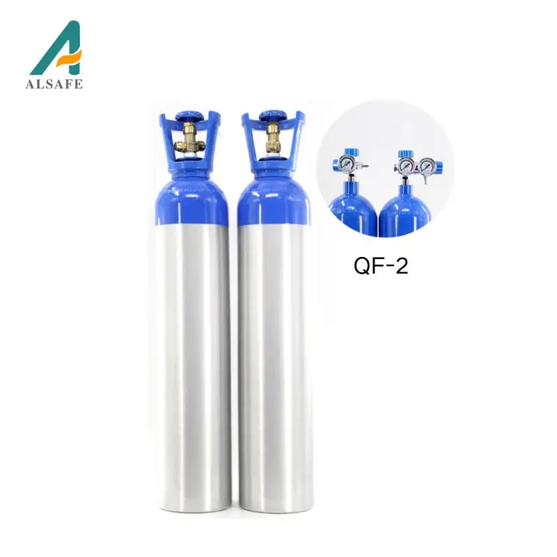 Alsafe Oem Factory Direct Sale Wholesale Customize Aluminum 10L 150bar Oxygen Gas Tank