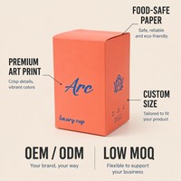 Boîte d'emballage écologique pour gobelet, boîte cadeau en carton recyclable avec impression de logo pour tasse isotherme de marque