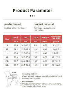 <span class=keywords><strong>2025</strong></span> Novo Design Outono Inverno Windproof Espessamento Quente Dog <span class=keywords><strong>Clothes</strong></span> Reflexivo Impermeável Poliéster Dog Coat <span class=keywords><strong>Pet</strong></span> <span class=keywords><strong>Clothes</strong></span> - Product Image 4